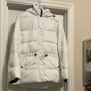 Express Ivory Puffer Jacket